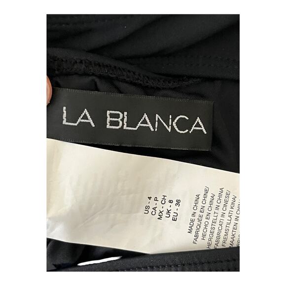 La Blanca bathing suit Island Goddess Cutout one shoulder one piece size 4 - Picture 5 of 5